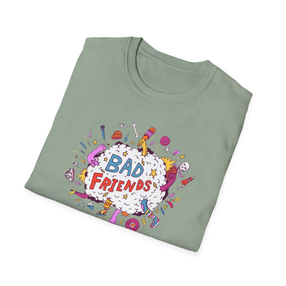 Bad Friends Fight Cloud Unisex Softstyle T-shirt