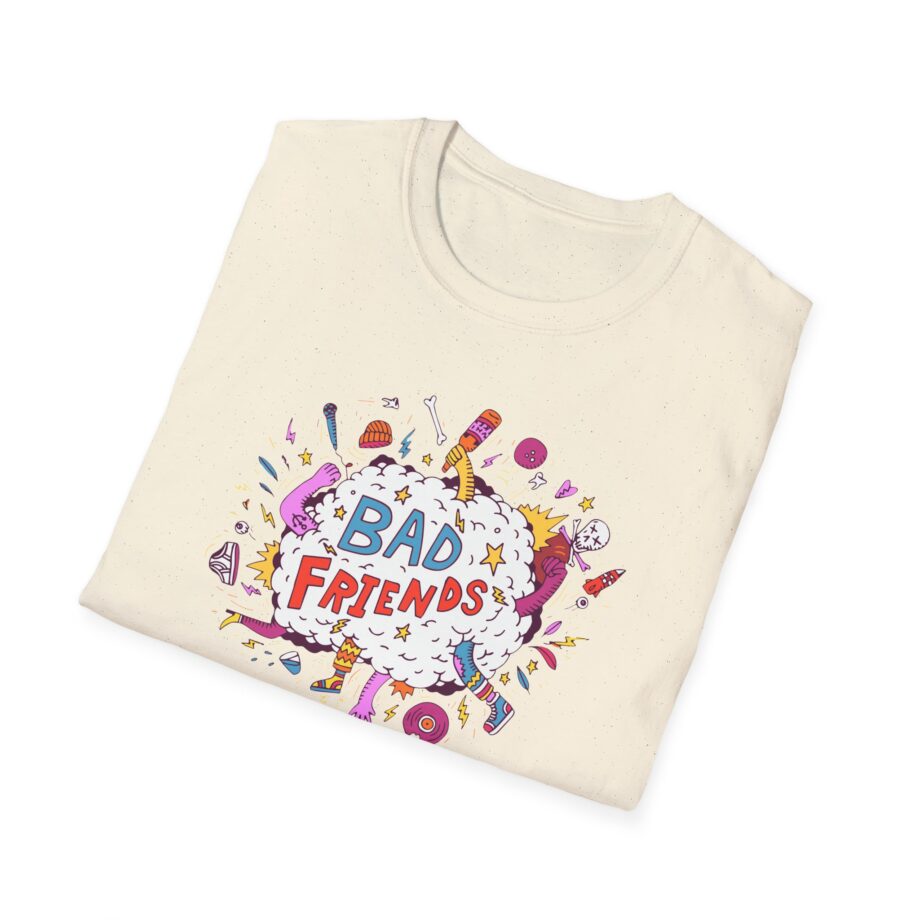 Bad Friends Fight Cloud Unisex Softstyle T-shirt