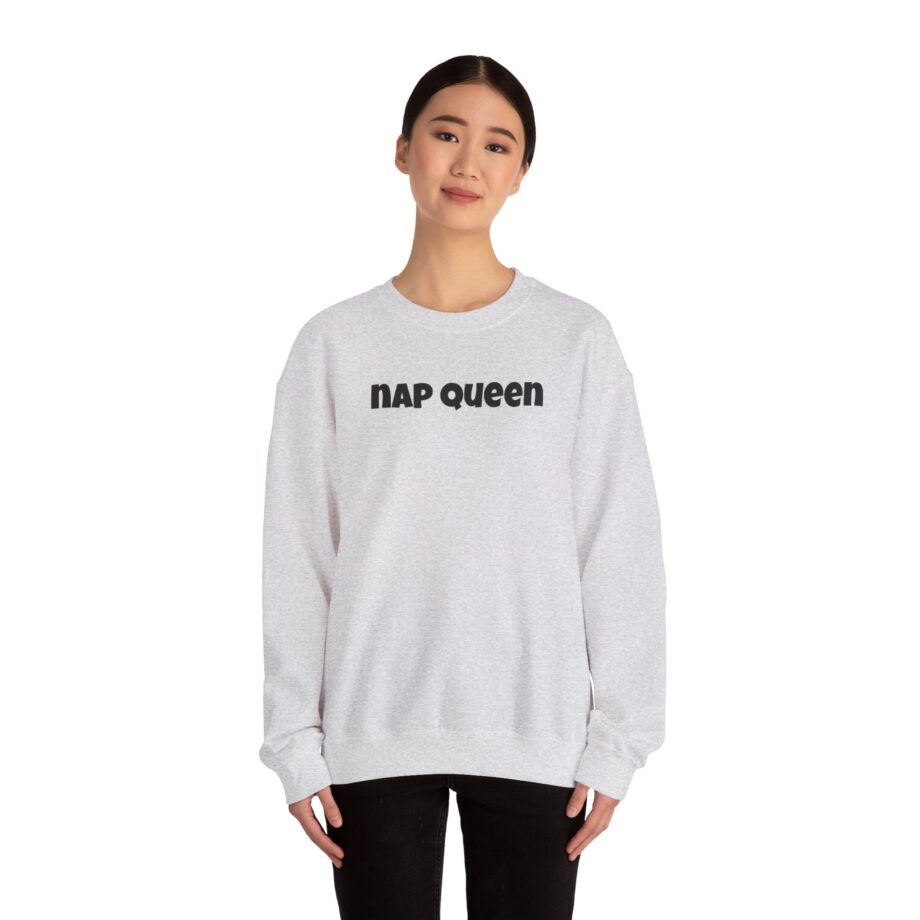 Slushy Noobz Nap Queen Unisex Heavy Blend Crewneck Sweatshirt