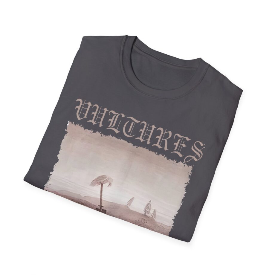 Vultures Graphic Unisex Softstyle T-Shirt - Edgy Vintage Art Tee