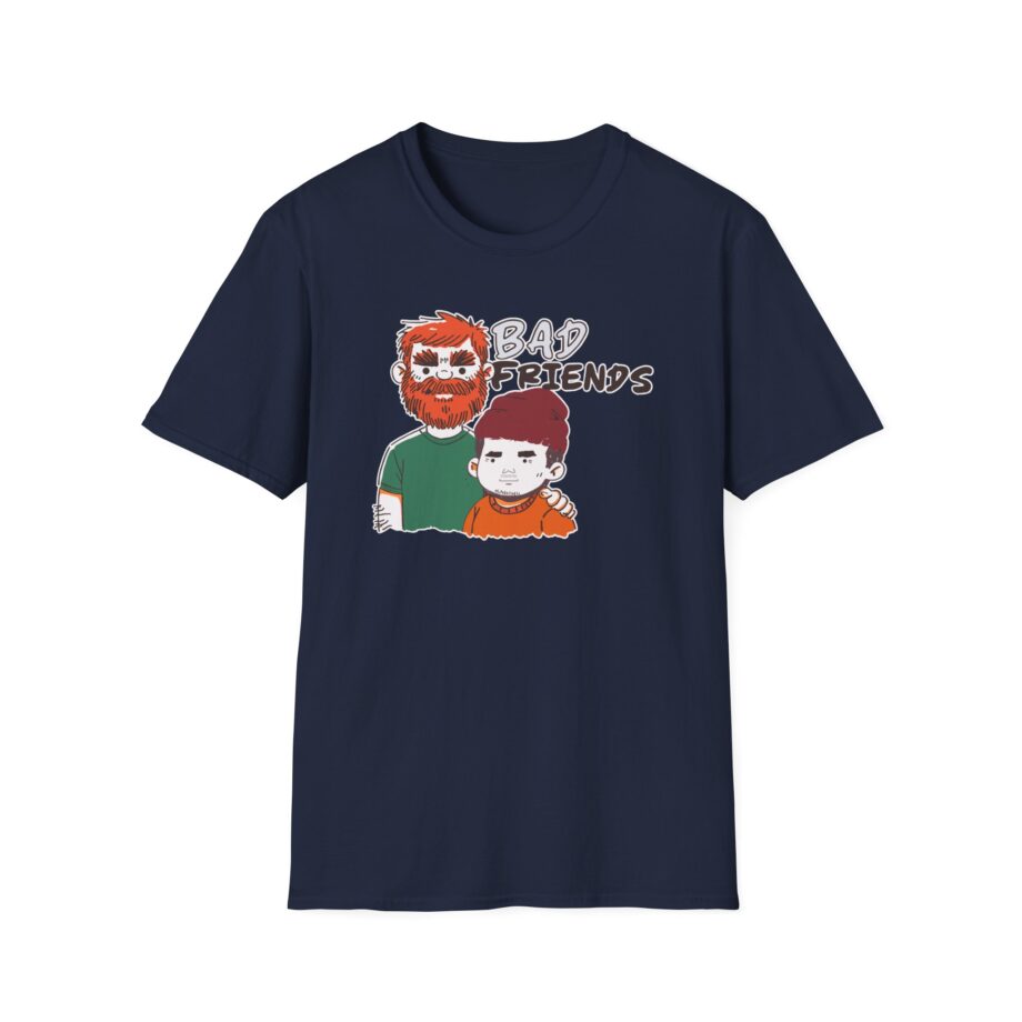 Bad Friends Hairy Unisex Softstyle T-shirt