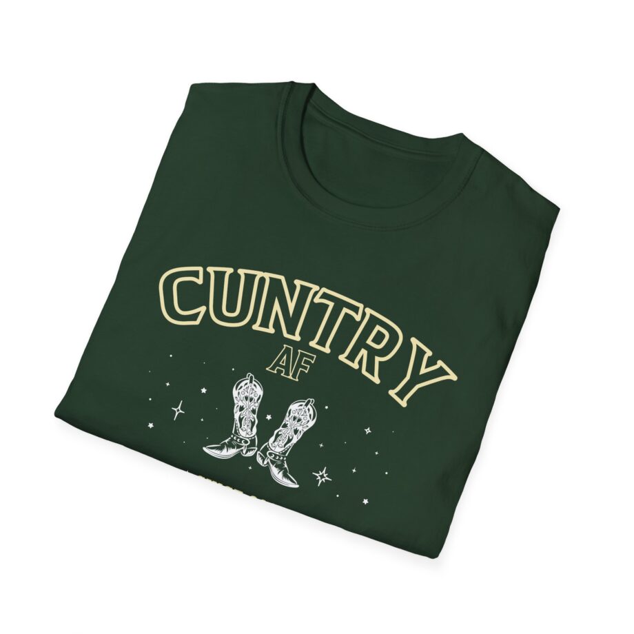 Sadie Crowell Cuntry Af Cropped Unisex Softstyle T-shirt