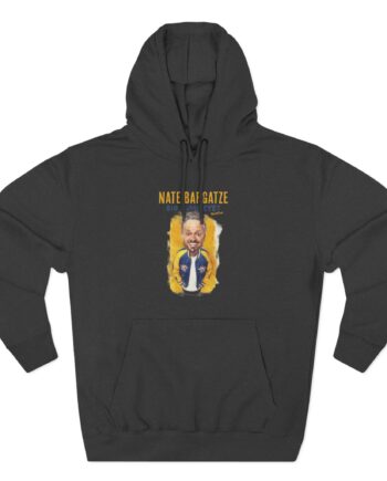 Nate Bargatze Big Dumb Eyes Tour Three-Panel Fleece Hoodie