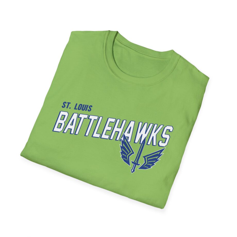 St. Louis Battlehawks 108 Stitches Tarc Merman  Unisex Softstyle T-Shirt