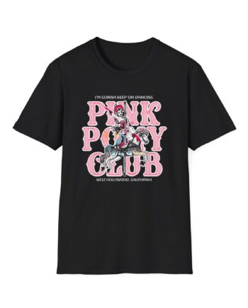 Chappell Roan Im Gonna Keep on Dancing Pink Pony Club Unisex Softstyle T-shirt