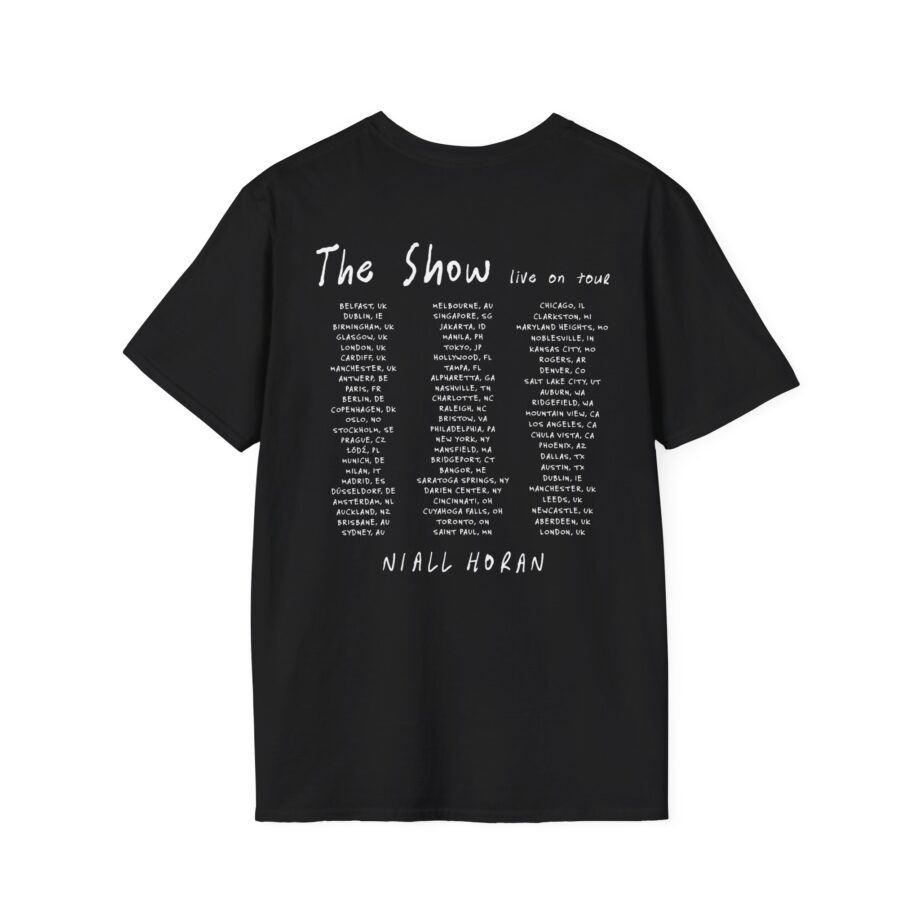 Niall Horan the Show Photo Dates  Unisex Softstyle T-shirt
