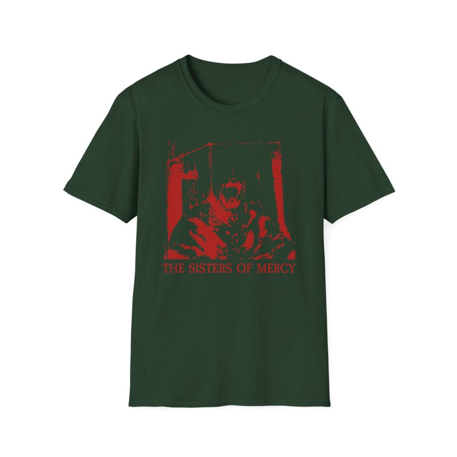 The Sisters Of Mercy Red Scream Unisex Softstyle T-Shirt