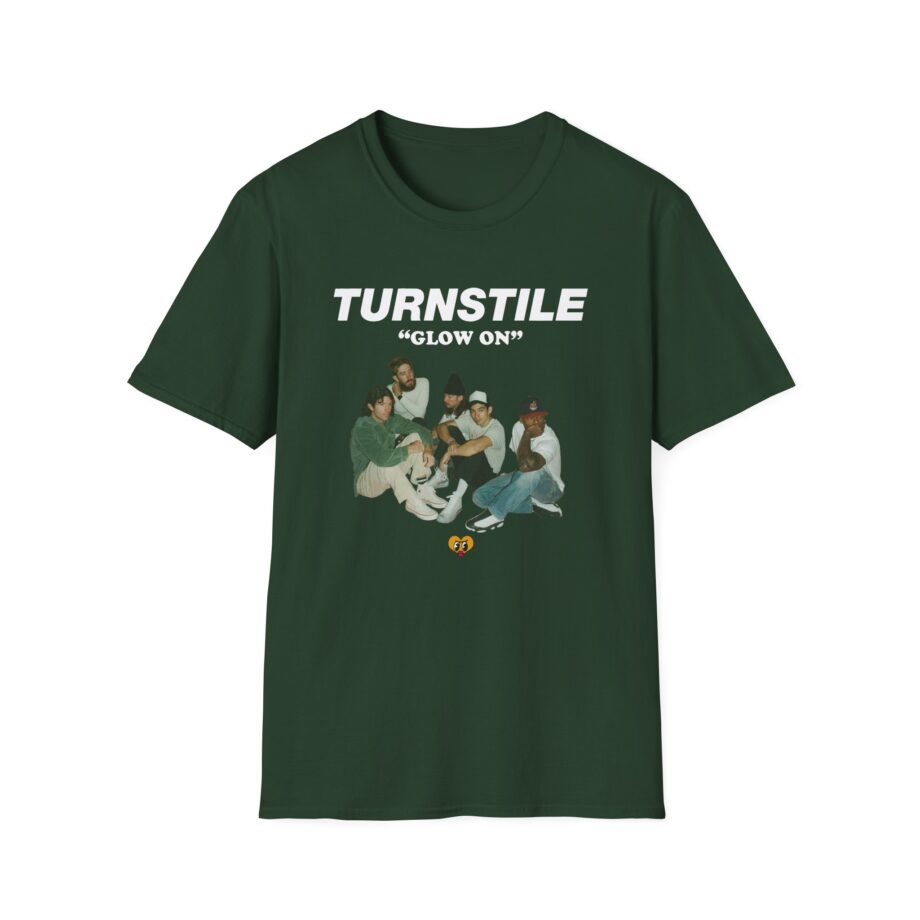 Turnstile Glow on Drawing Unisex Softstyle T-shirt