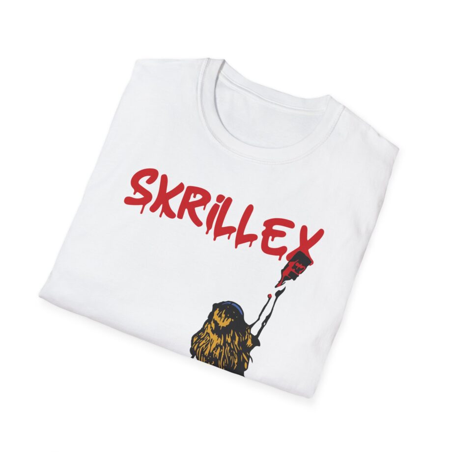 skrillex red girl Unisex Softstyle T-Shirt