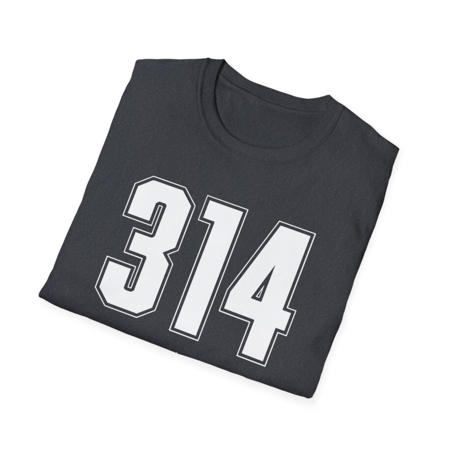 St. Louis Battlehawks Area Code Unisex Softstyle T-shirt