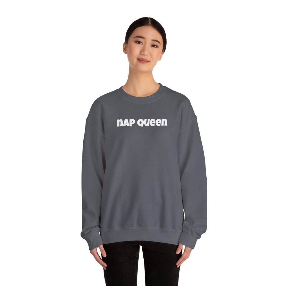 Slushy Noobz Nap Queen Unisex Heavy Blend Crewneck Sweatshirt