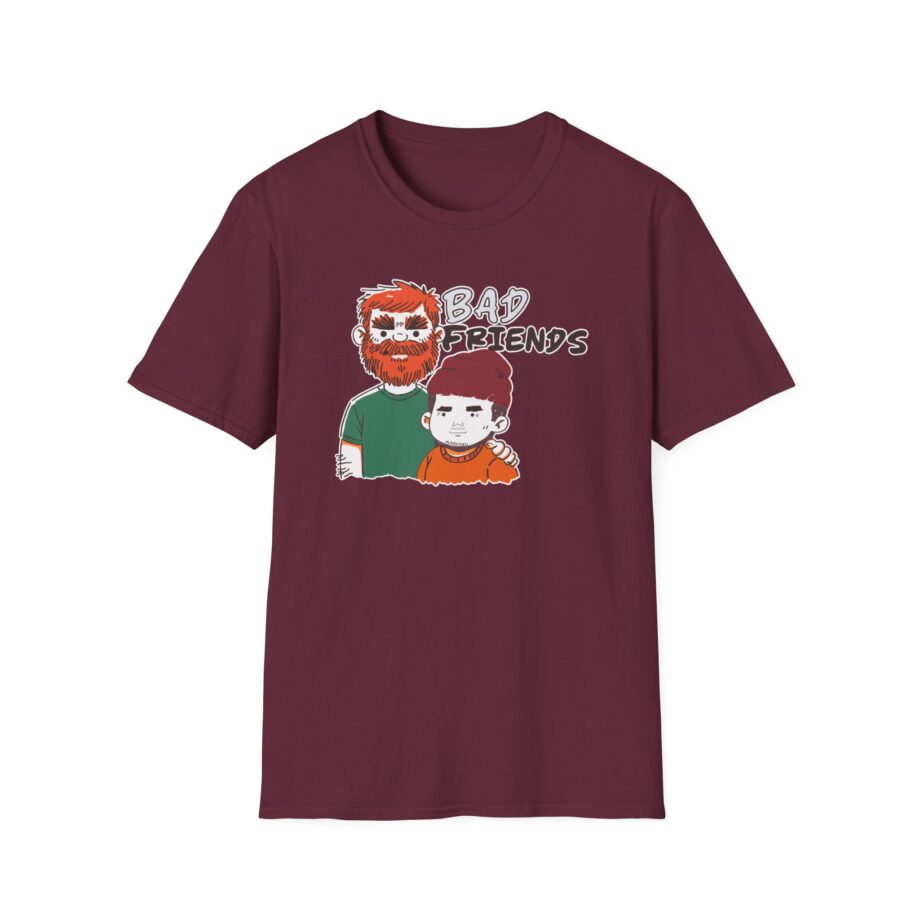 Bad Friends Hairy Unisex Softstyle T-shirt