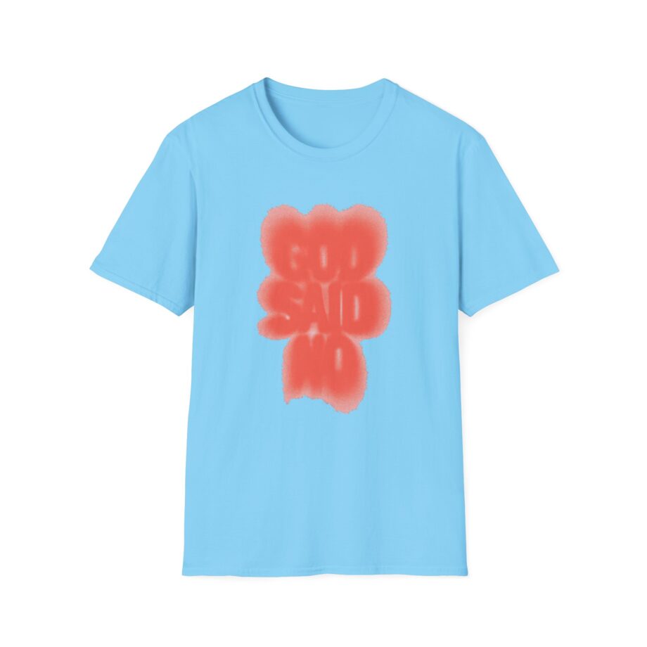 Omar Apollo God Said No Blur Unisex Softstyle T-shirt