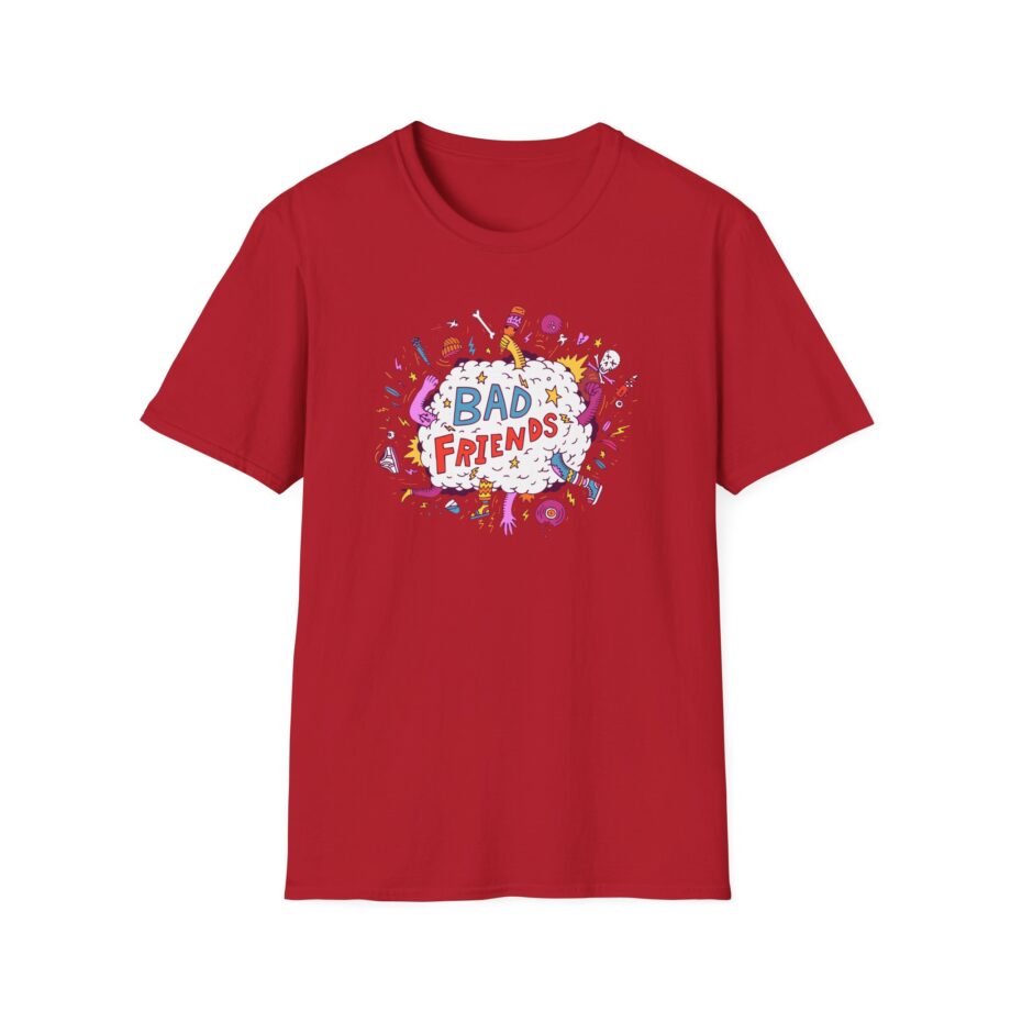 Bad Friends Fight Cloud Unisex Softstyle T-shirt