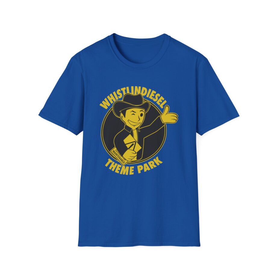 Whistlindiesel Theme Park Unisex Softstyle T-shirt