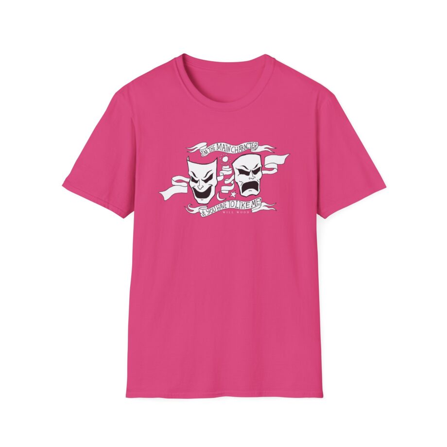 Will Wood the Main Character Unisex Softstyle T-shirt