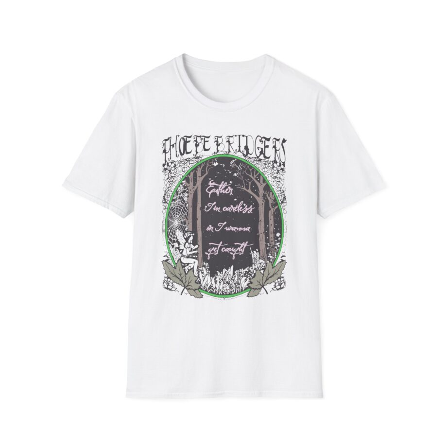 Phoebe Bridgers Ether Tin Cartels on I Wanna Get Caught Unisex Softstyle T-shirt