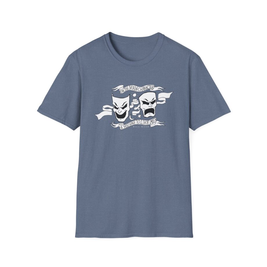 Will Wood the Main Character Unisex Softstyle T-shirt