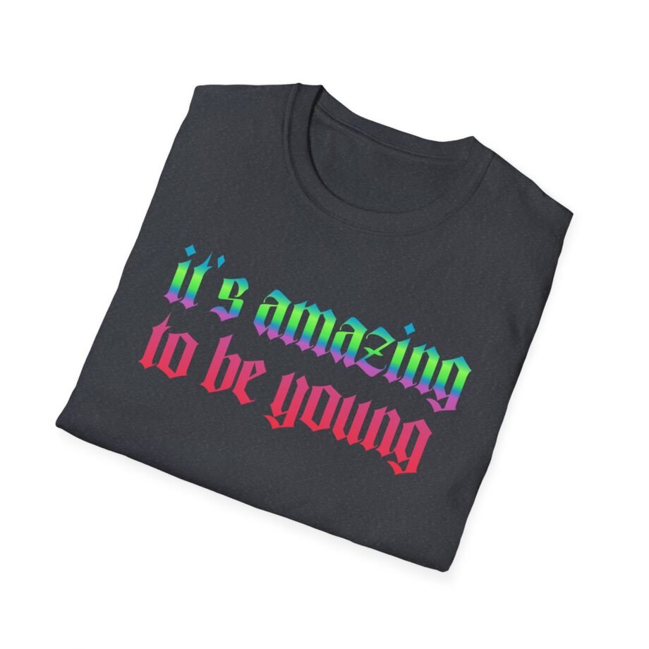 Fontaines It's Amazing To Be Young  Unisex Softstyle T-Shirt