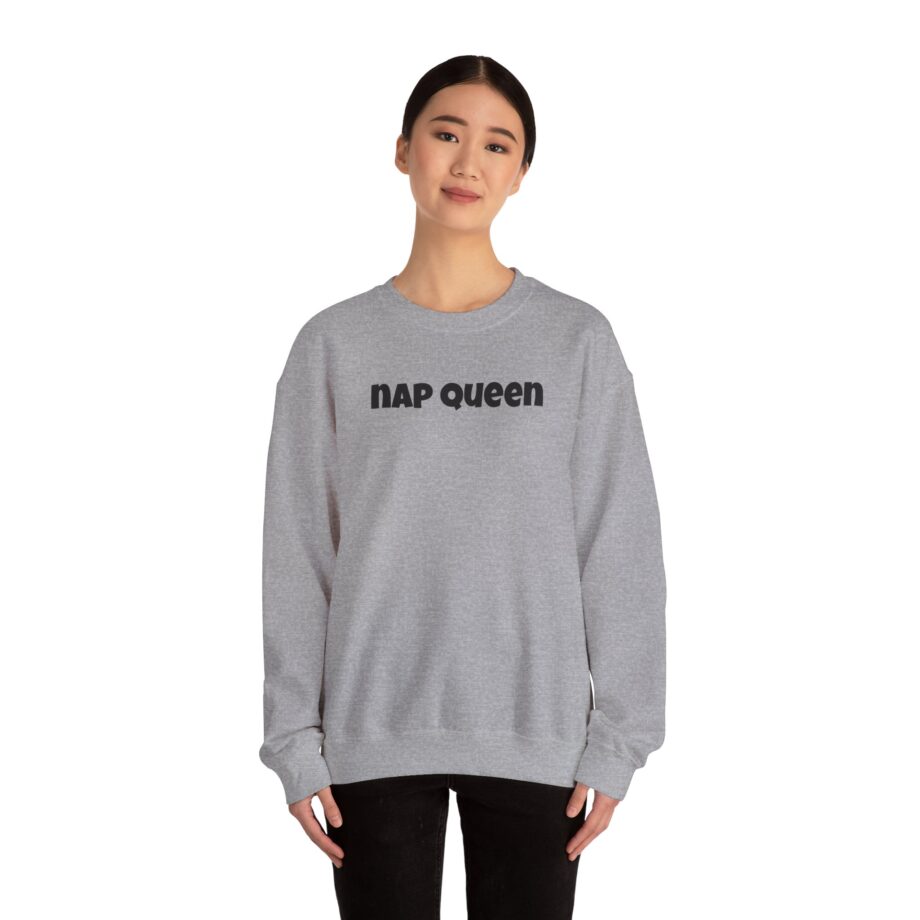 Slushy Noobz Nap Queen Unisex Heavy Blend Crewneck Sweatshirt