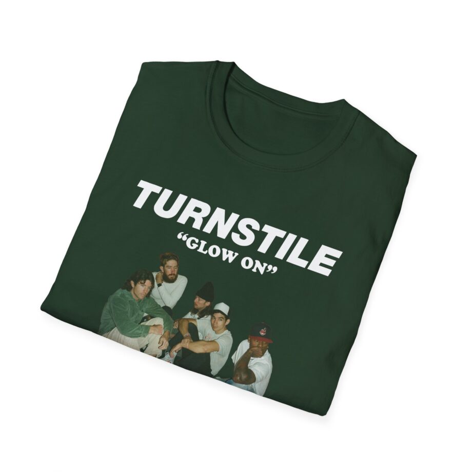Turnstile Glow on Drawing Unisex Softstyle T-shirt