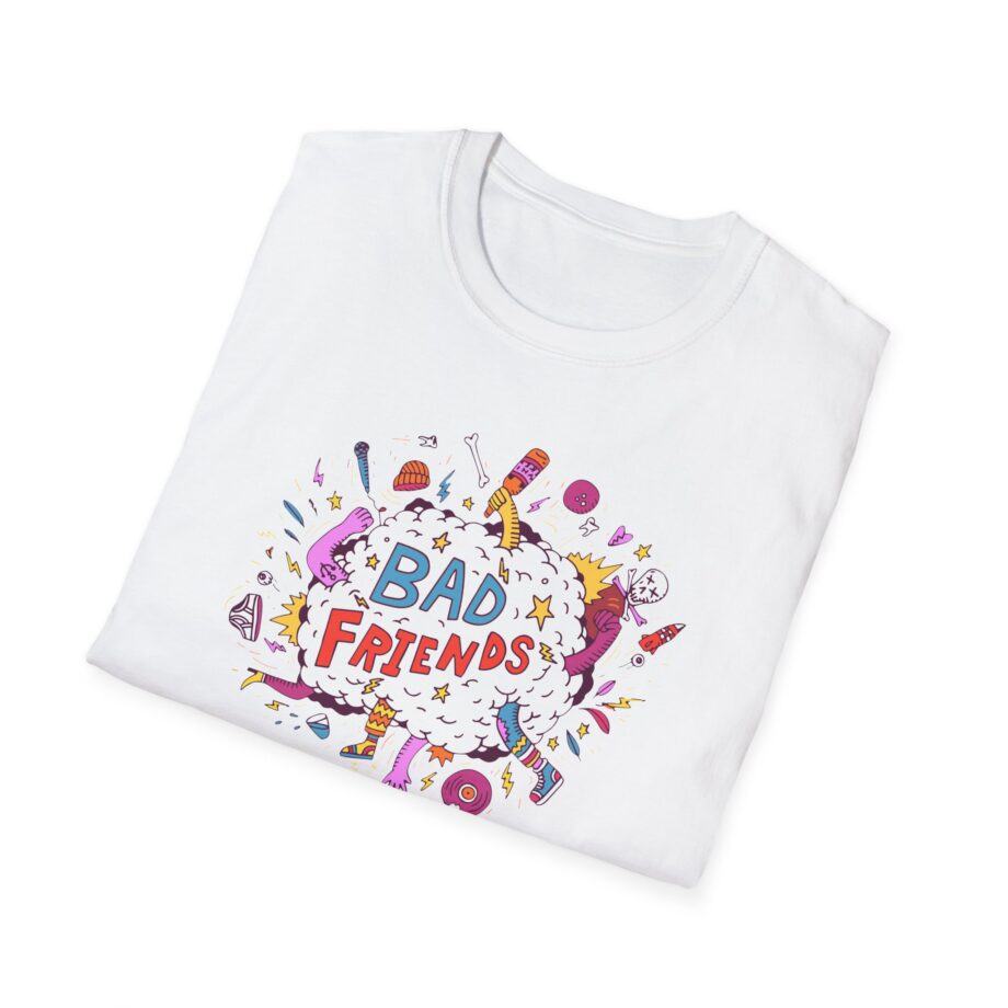 Bad Friends Fight Cloud Unisex Softstyle T-shirt