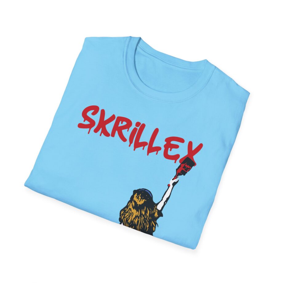 skrillex red girl Unisex Softstyle T-Shirt