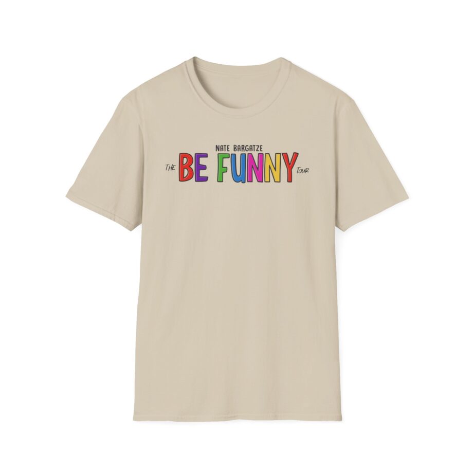 Nate Bargatze the Be Funny Tour Unisex Softstyle T-Shirt