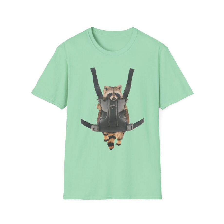 William Osman Raccoon Unisex Softstyle T-Shirt