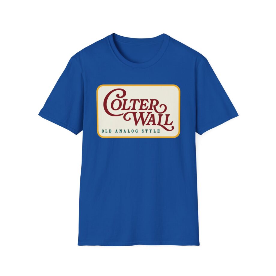 Colter Wall Old Analog Style Unisex Softstyle T-shirt