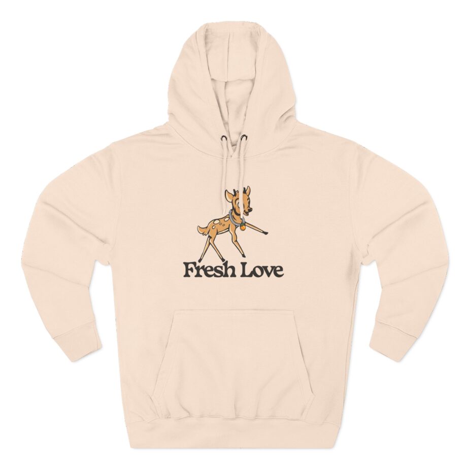 Fresh Love Bambi  Three-panel Fleece Hoodie