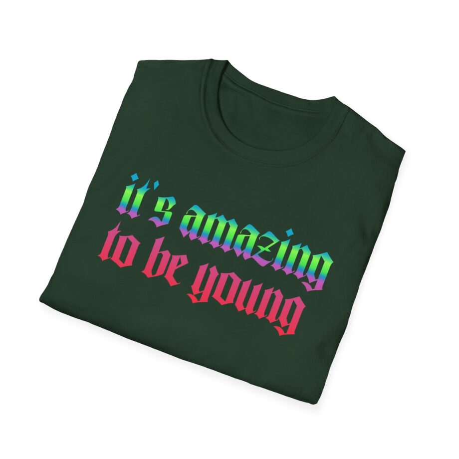 Fontaines It's Amazing To Be Young  Unisex Softstyle T-Shirt