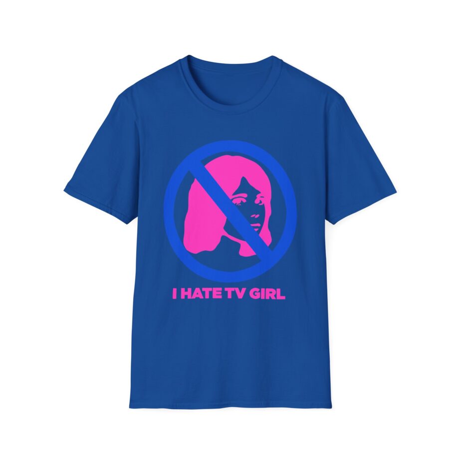 I Hate Tv Girl Unisex Softstyle T-shirt