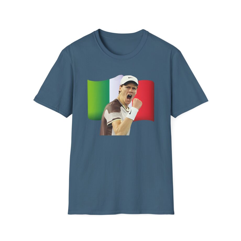 Jannik Sinner Italian Tennis Star Fan Unisex Softstyle T-Shirt