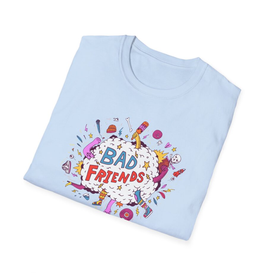 Bad Friends Fight Cloud Unisex Softstyle T-shirt