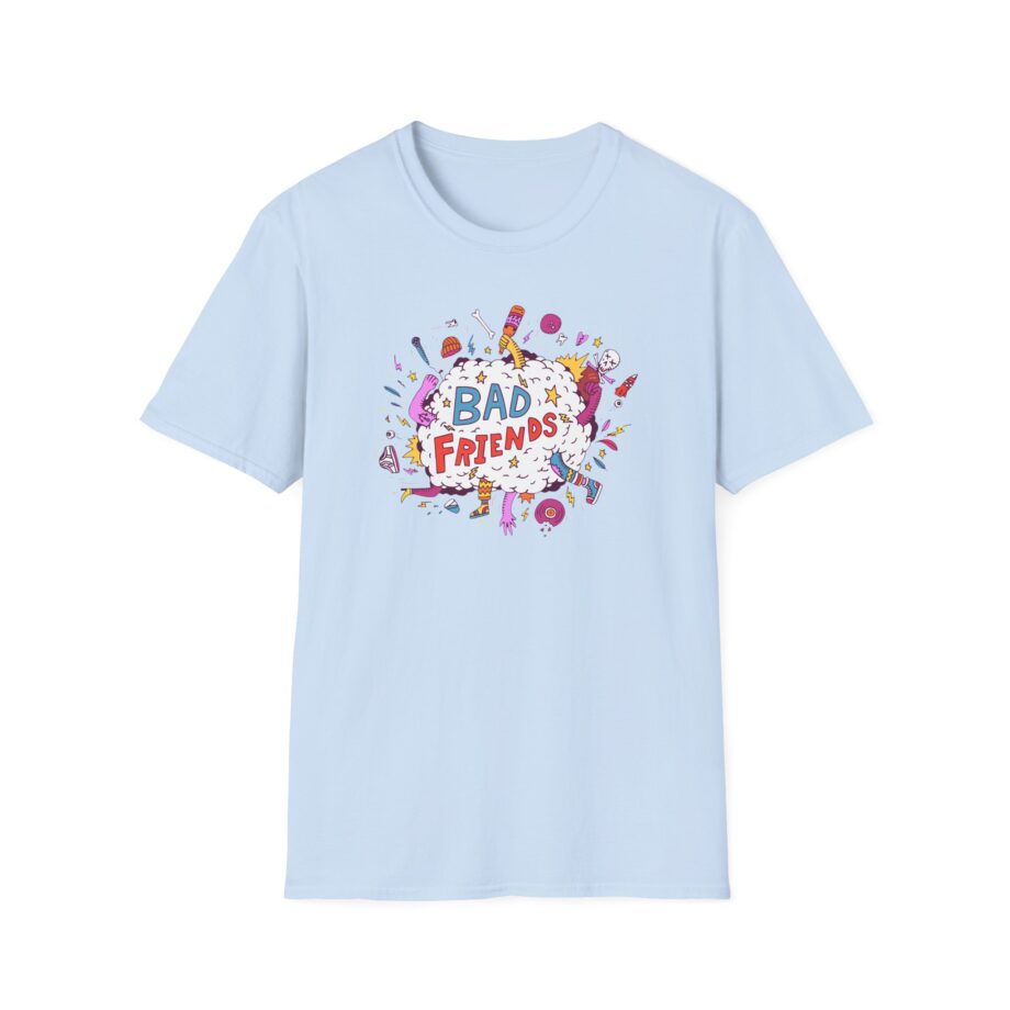 Bad Friends Fight Cloud Unisex Softstyle T-shirt