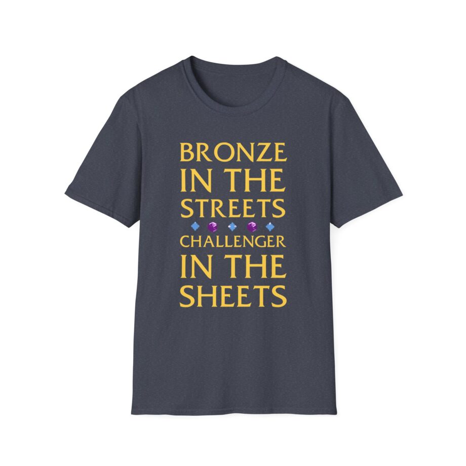 Mizkif Bronze in the Streets Challenger in the Sheets Unisex Softstyle T-shirt