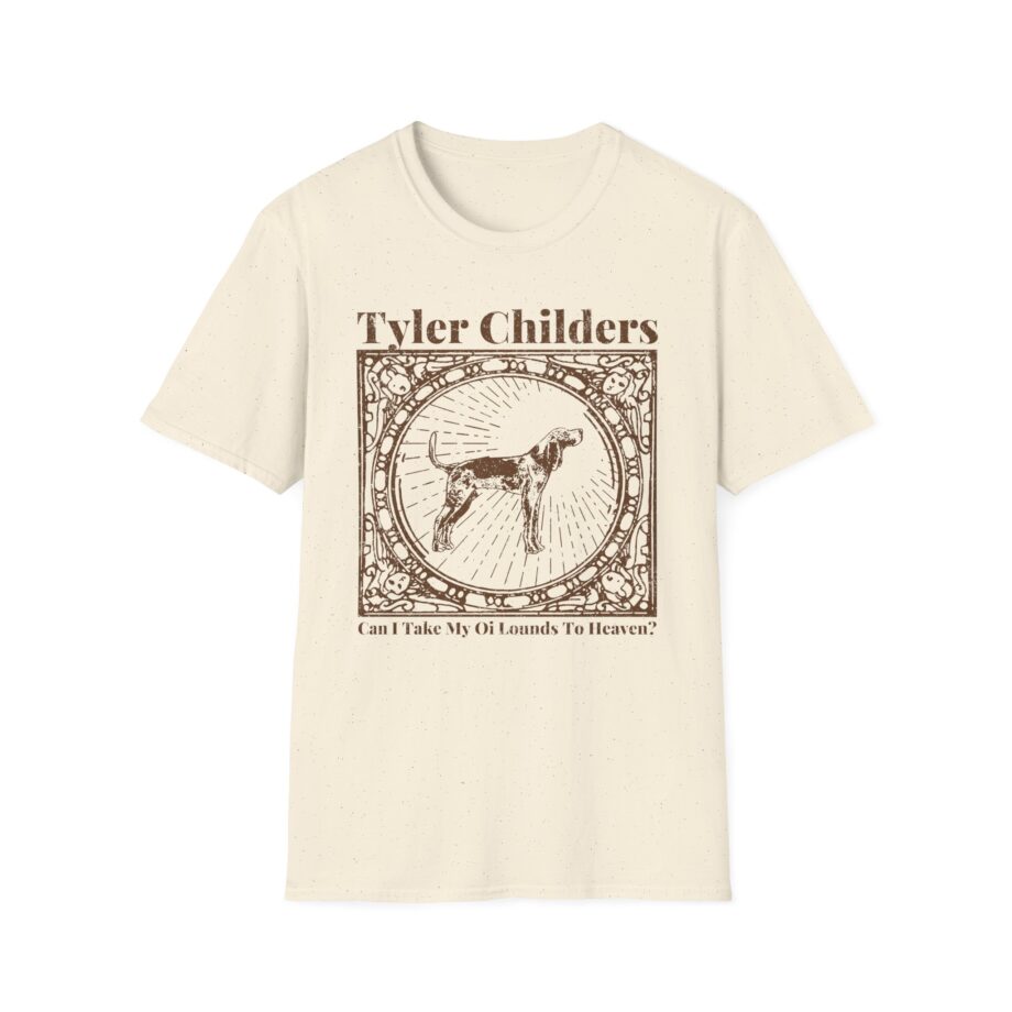 Tyler Childers Beige Hound Unisex Softstyle T-shirt