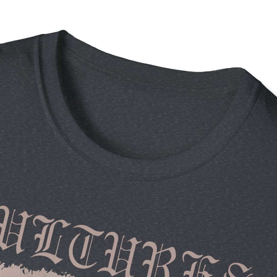 Vultures Graphic Unisex Softstyle T-Shirt - Edgy Vintage Art Tee