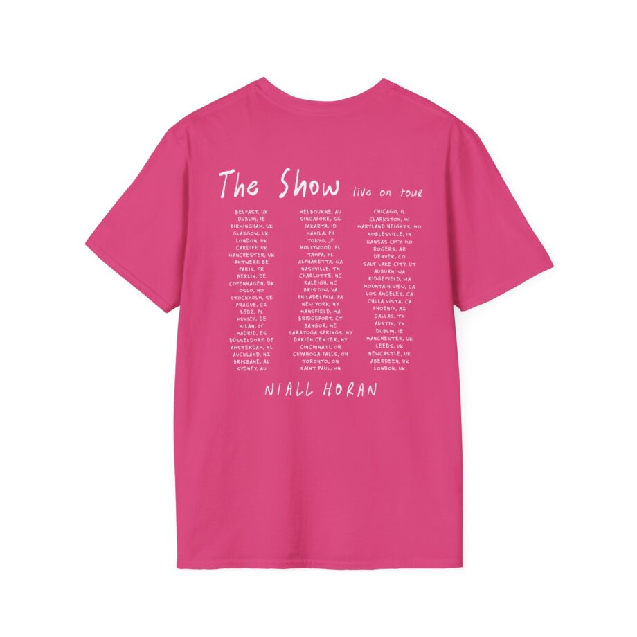 Niall Horan the Show Photo Dates  Unisex Softstyle T-shirt