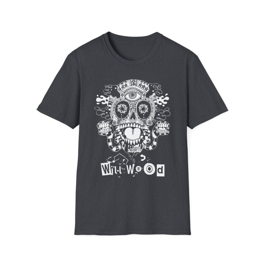 Will Wood Host Skull Unisex Softstyle T-shirt