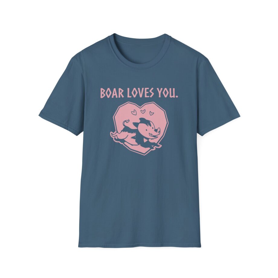 Valheim Boar Loves You Unisex Softstyle T-shirt