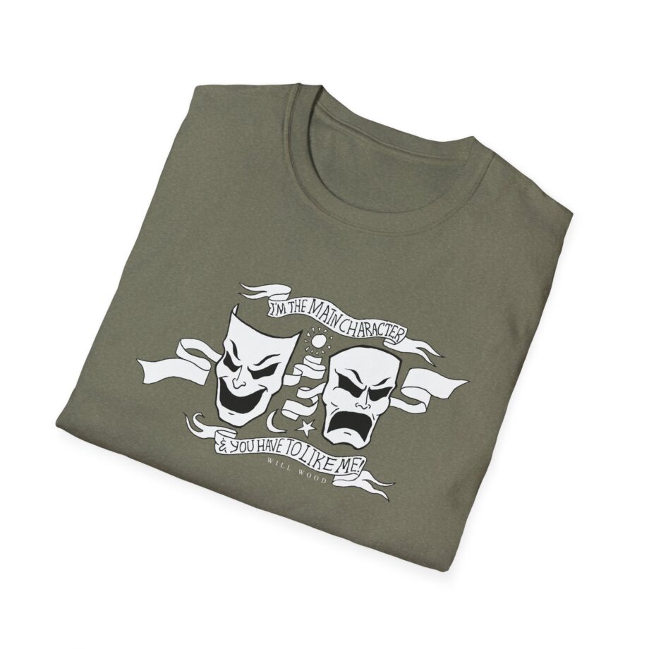 Will Wood the Main Character Unisex Softstyle T-shirt