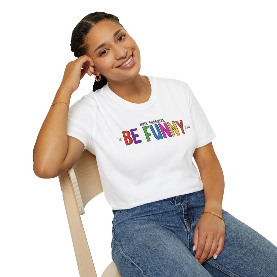 Nate Bargatze the Be Funny Tour Unisex Softstyle T-Shirt