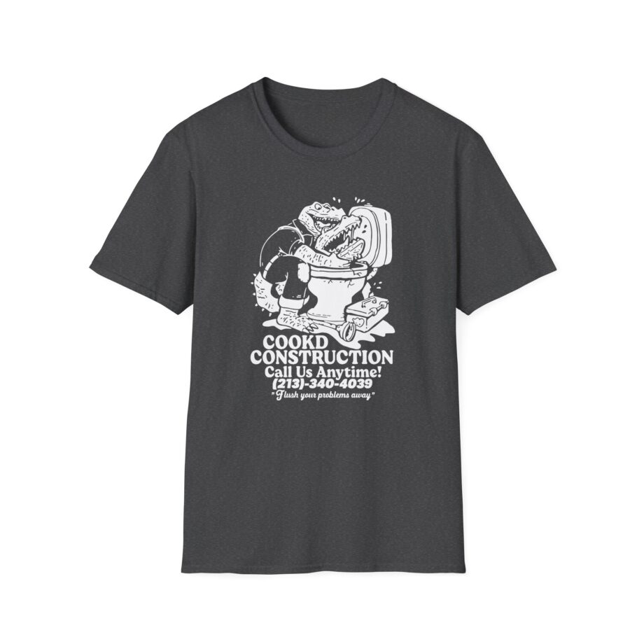 Lazarbeam  Cookd Construction Call Us Anytime Unisex Softstyle T-Shirt