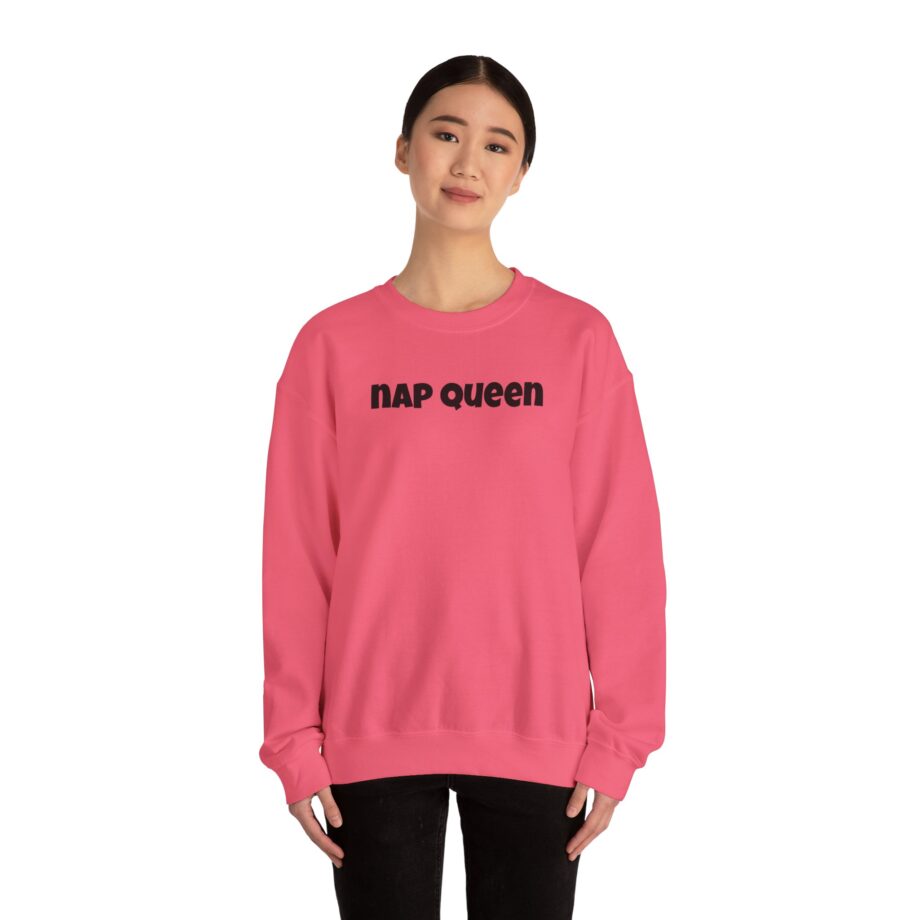 Slushy Noobz Nap Queen Unisex Heavy Blend Crewneck Sweatshirt