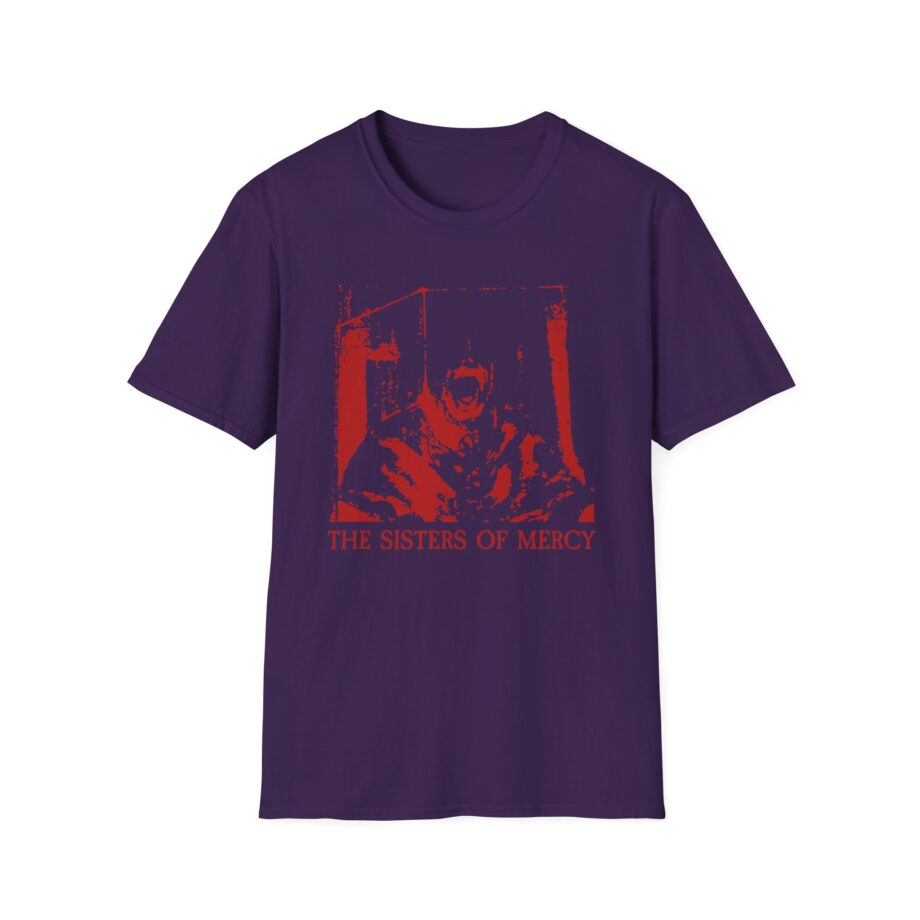 The Sisters Of Mercy Red Scream Unisex Softstyle T-Shirt