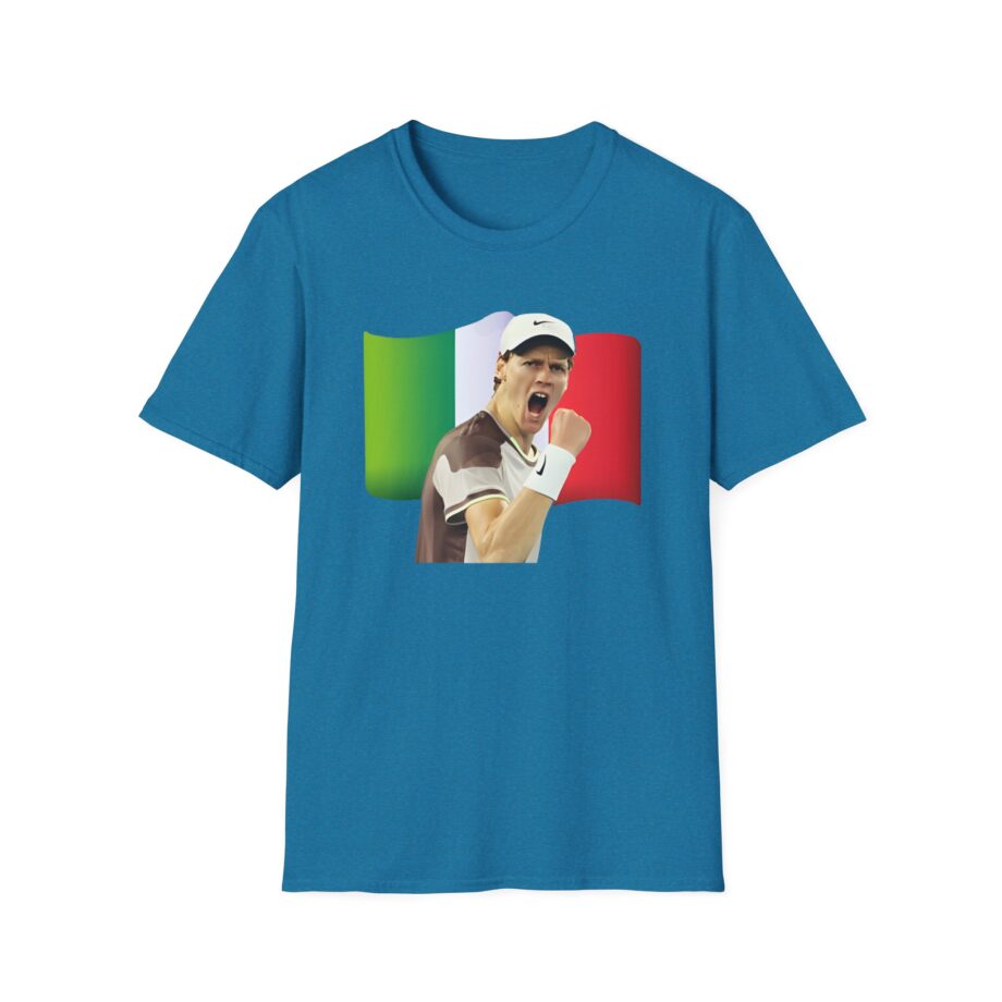 Jannik Sinner Italian Tennis Star Fan Unisex Softstyle T-Shirt