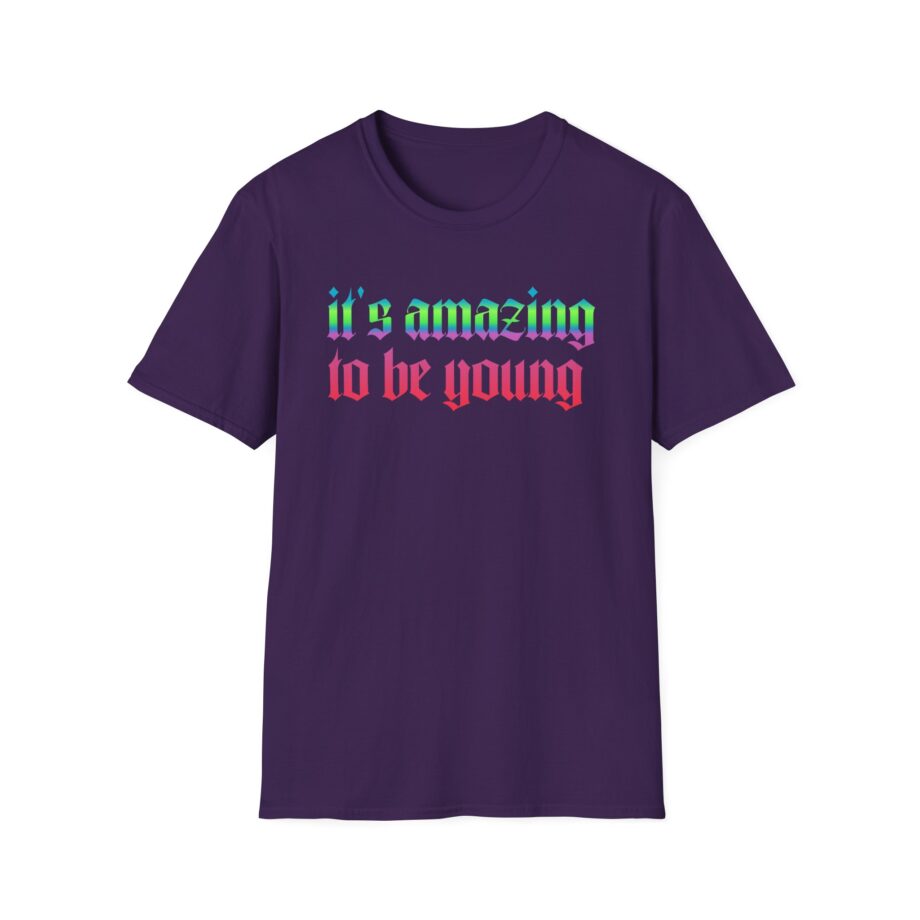 Fontaines It's Amazing To Be Young  Unisex Softstyle T-Shirt