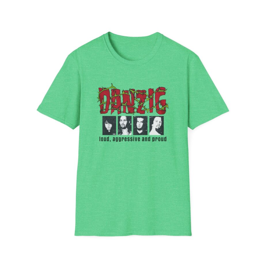 Danzig Loud Aggressive and Proud Unisex Softstyle T-Shirt